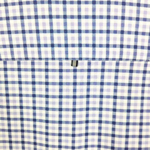 Stone Rose Hi-Tech Dresswear Mens Long Sleeve Gingham Print Button Down Small - Picture 6 of 7